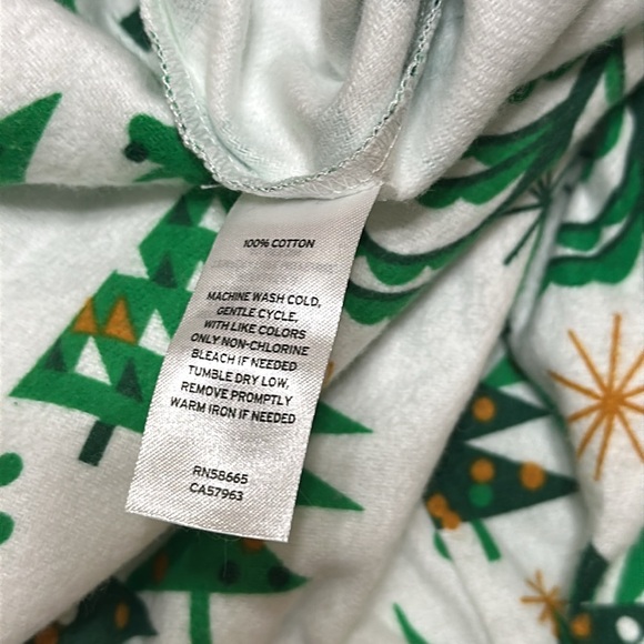 Nordstrom Flannel Christmas Tree Women’s Pajama Pants, Size Small - Picture 6 of 11